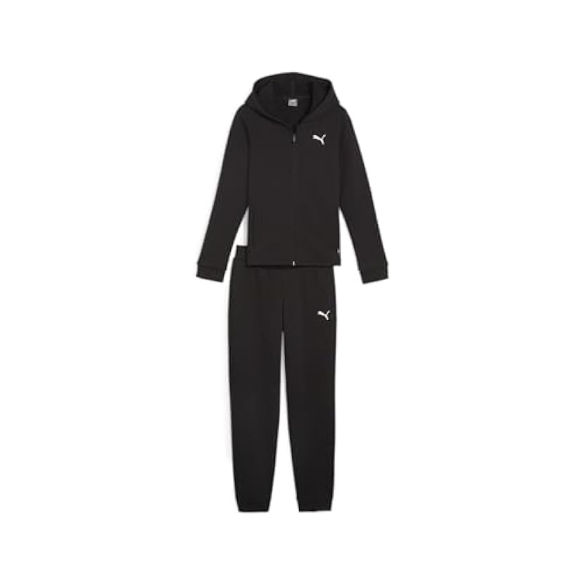PUMA Hooded Sweat Suit TR cl G - Tuta Ragazze, PUMA Black, 673586 434537264