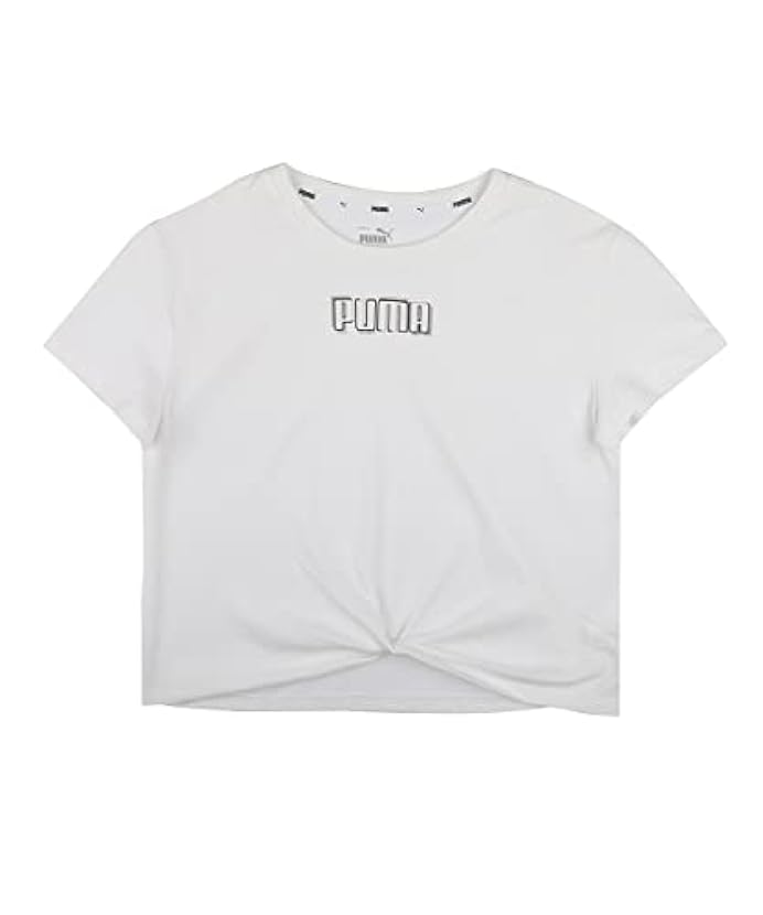 PUMA Alpha Knotted Tee G T Shirt Bambine e Ragazze 318713210