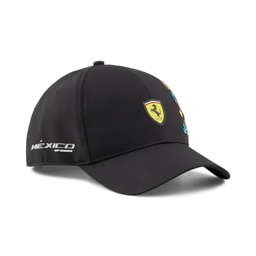 PUMA Scuderia Ferrari F1 Special Edition - Cappellino da baseball con logo del Gran Premio del Messico, colore: nero, prodotto ufficiale 179316943