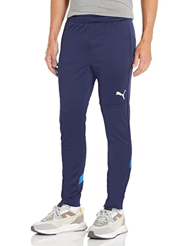 PUMA Pantaloni da Allenamento FIGC, Peacoat-Ignite Blu,