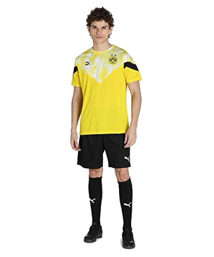 Puma Borussia Dortmund BVB09 - Maglietta BVB Iconic MCS, colore: Giallo 401567068