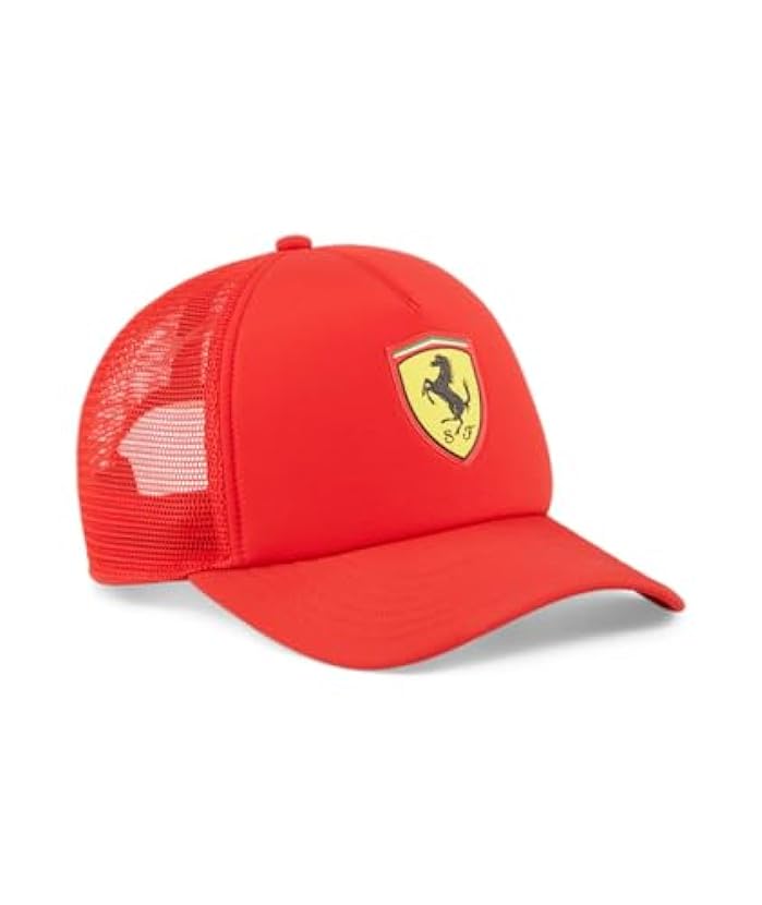 PUMA Cappellino Ferrari Race Trucker standard, rosso 964055784