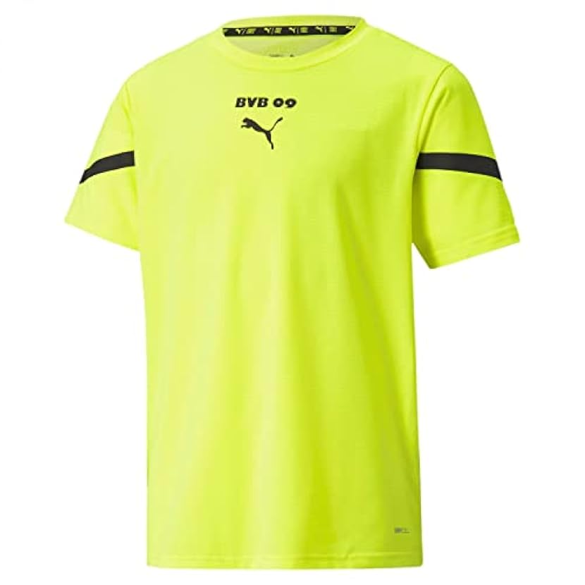 PUMA 2021-2022 Borussia Dortmund Pre Match Football Soccer T-Shirt Maglia (Black) 448664809