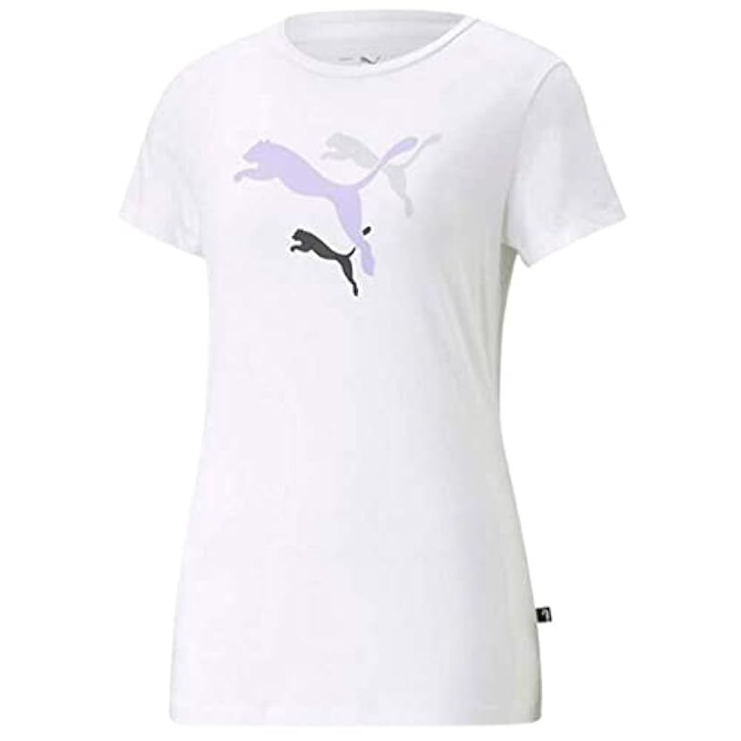 PUMA t-Shirt Ess+Logo Power Donna T-Shirt M/C Bianco L 