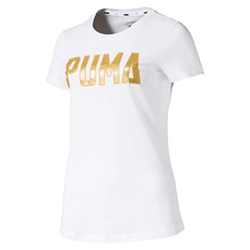 PUMA Athletics Tee T-Shirt Donna Bianca 58010652 160441297