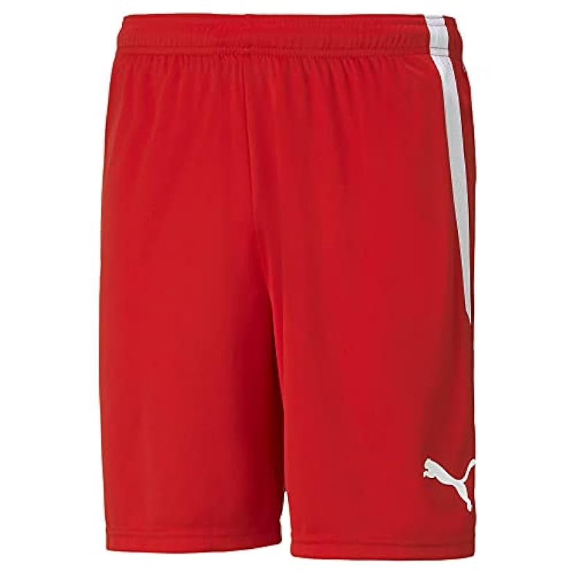 PUMA teamLIGA Shorts, Pantaloncini Men´s, Rosso Red E Bianco White, XL 429727268