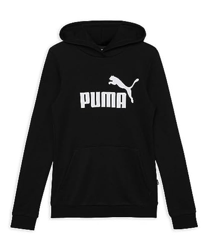 Puma Felpa con cappuccio in cotone da ragazza (587030_Black, nero, 4-5 anni 038194504
