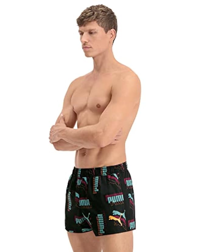 PUMA Logo Print Short Shorts Pantaloncini da Surf Uomo 
