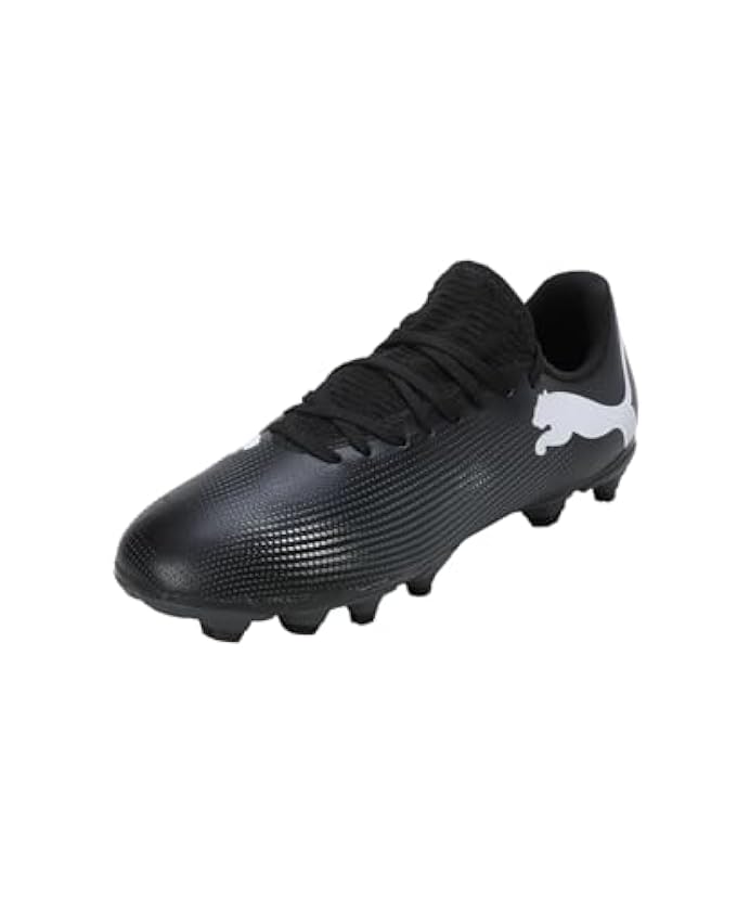 Puma Unisex Youth Future 7 Play Fg/Ag Jr Soccer Shoes, Puma Black-Puma White, 35.5 EU 480714701