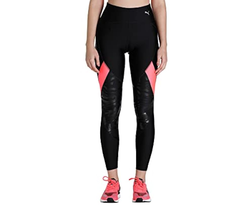 Puma Women Ultraform Highwaist Fleece Shine all Over Print Tight Abbigliamento da Running Tight Black - Pink 8 096535401