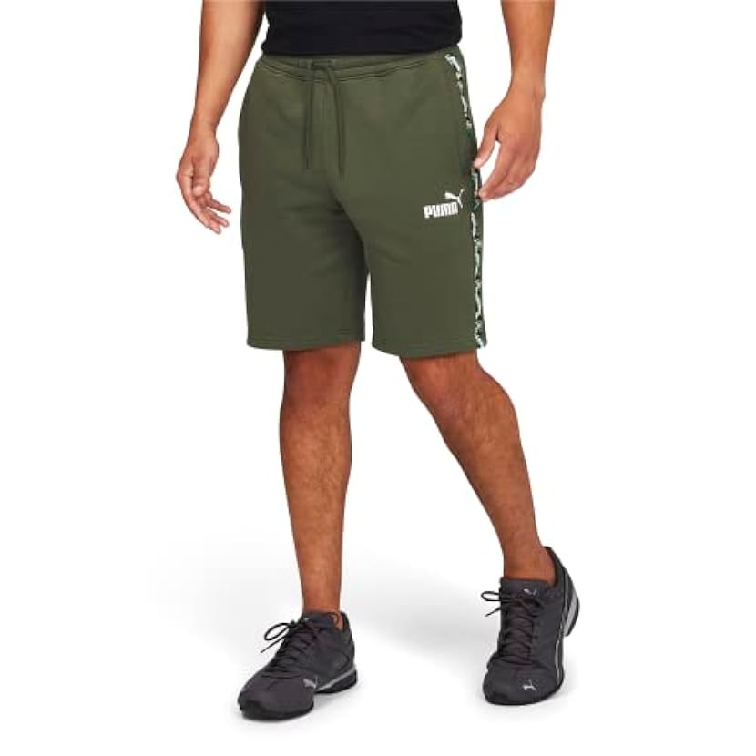 PUMA Essentials+ Tape Camo Fleece Shorts Pantaloncini U