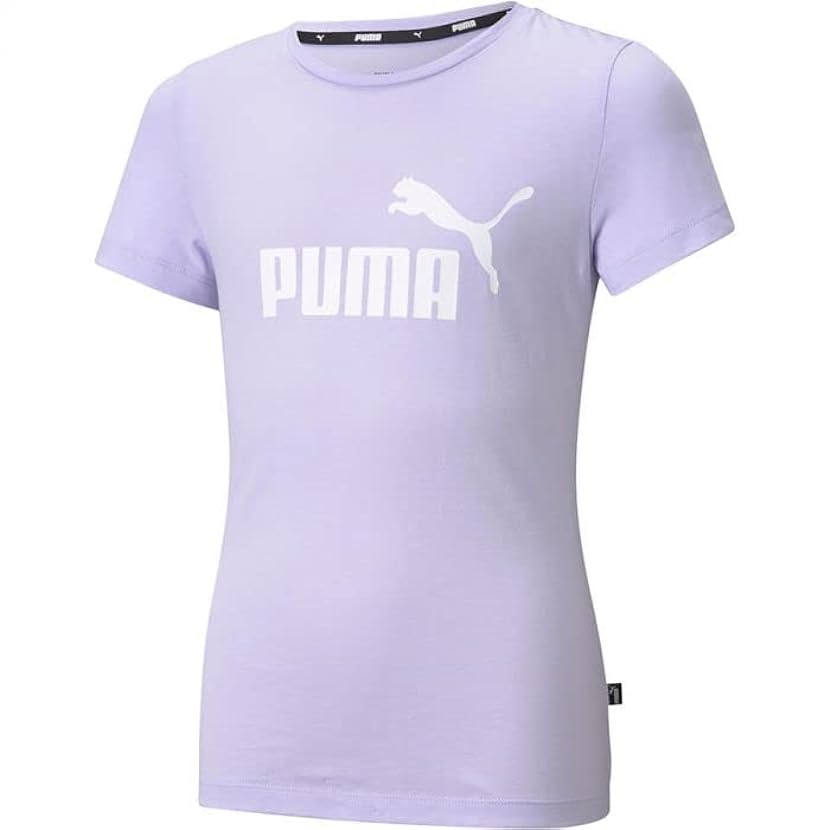 PUMA Ess Logo Tee G, T-shirt Bambine e ragazze, Purple,