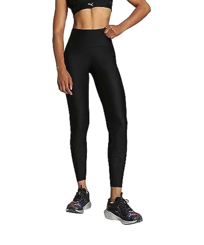 Puma Women Run all Over Print Brushed Ultraform Highwaist FL Tight Abbigliamento da Running Tight Black - 12 625723736
