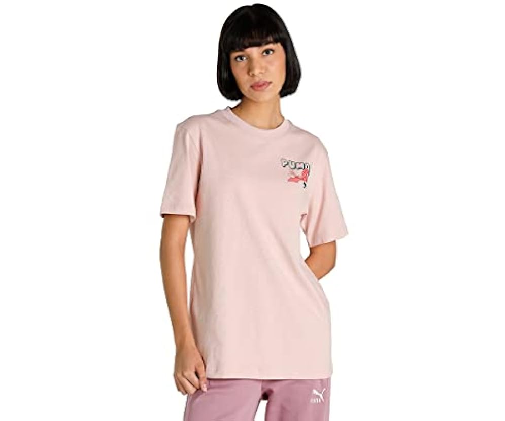 PUMA Downtown Relaxed Graphic Tee Maglietta Donna 14284