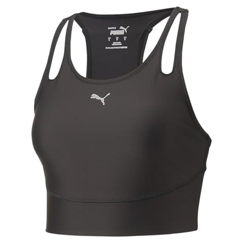 Puma Women Run Ultraform Crop Tank-Top Abbigliamento da Running Sports Bras Black - 8 189491614