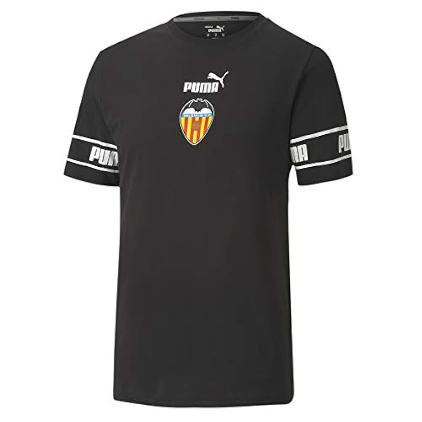 PUMA Valencia CF Temporada 2020/21 - Ftblculture Tee Black Whit Maglietta Unisex - Adulto 551439145