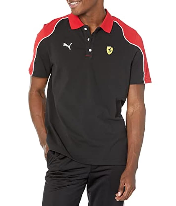 PUMA Scuderia Ferrari Race Polo T-Shirt Uomo 087905304