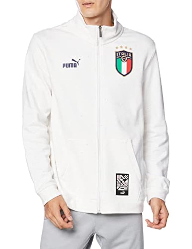 Puma 2022-2023 Italy FtblCulture Track Jacket (White He