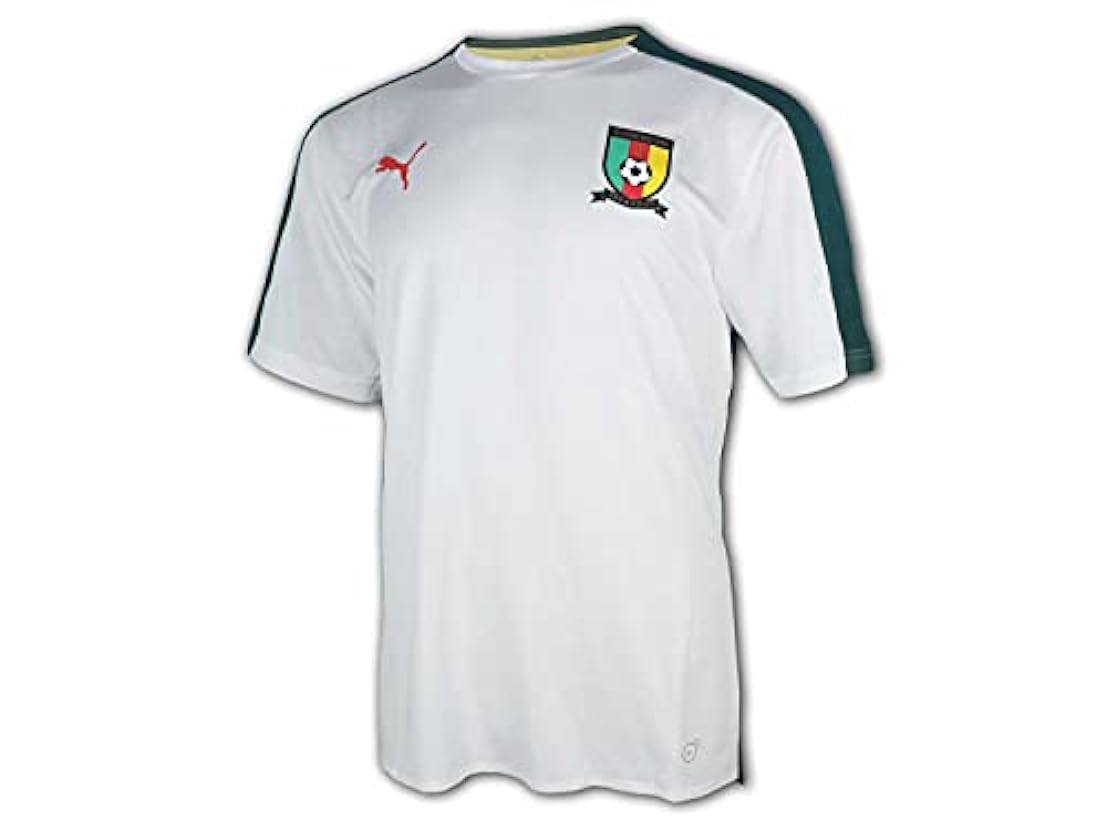 Puma FC Cameroon Stadium - Maglia da calcio, in jersey, colore: bianco 403918191