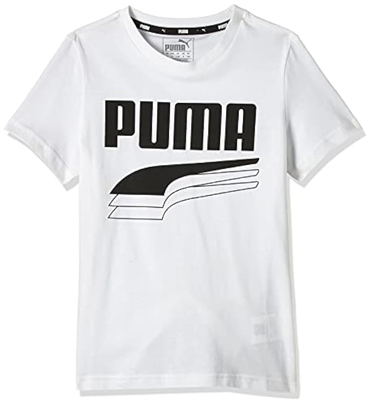 Puma Rebel Bold B, Maglietta Bambino, White, 128 551341