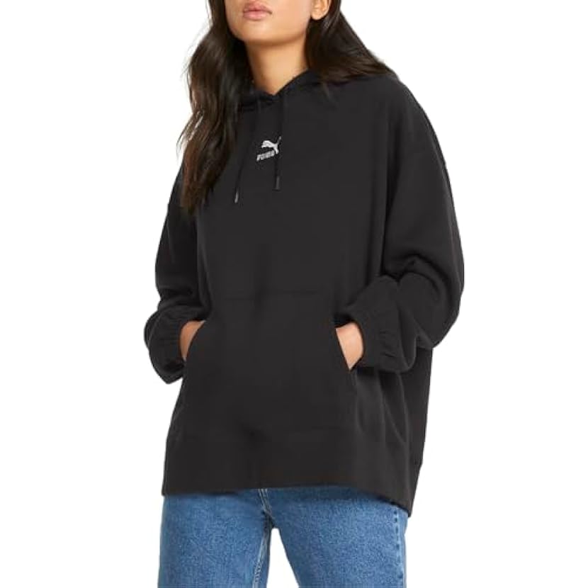 PUMA Womens Classics Oversized Hoodie Casual Outerwear 