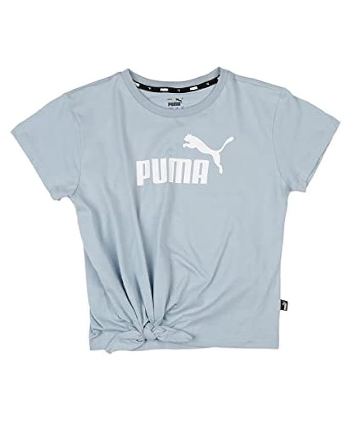 PUMA Ess Logo Knotted Tee G Maglietta, Blu, 8 Anni Unisex-Bimbi 865984189