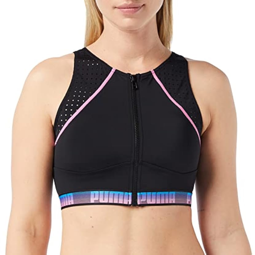 PUMA Swimwear High Neck Zip Top Bikini Donna 992493037