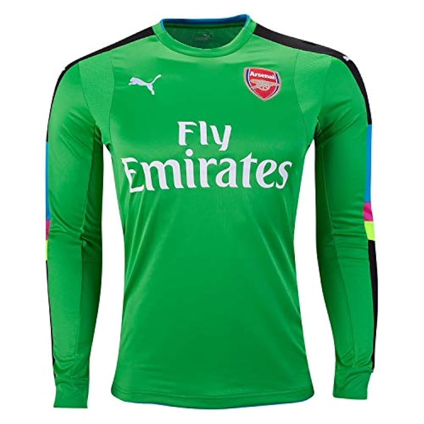 PUMA Arsenal FC - Camicia da uomo a maniche lunghe con logo sponsor 401361764