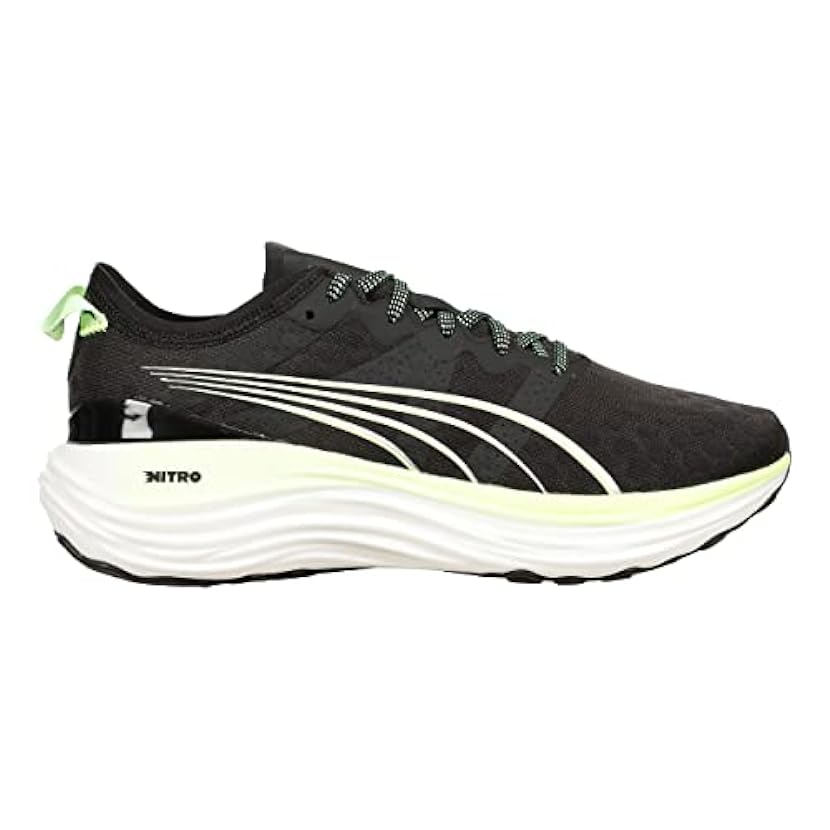 Puma Women Foreverrun Nitro Stability Running Shoe Running Shoes Black - Green 6,5 718744120