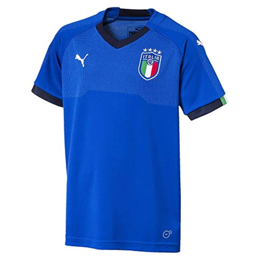 PUMA FIGC Italia Home Replica Short Sleeve Maglietta Ba