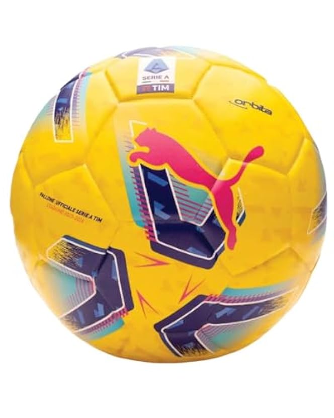 Puma 084115-02 Orbita Serie A (FIFA Quality) Pallone da calcio ricreativo Unisex Adulto yellow Taglia 5 729040675