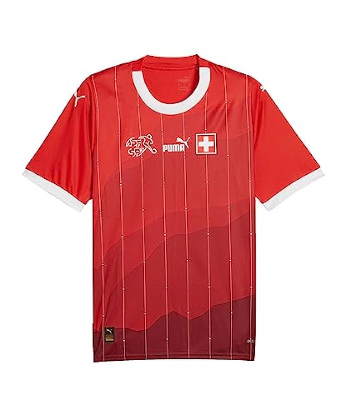 Puma 2023-2024 Switzerland WWC Home Football Soccer T-Shirt Maglia 285002749
