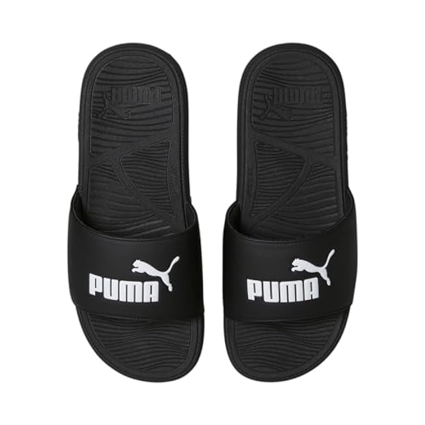 Puma Unisex Adults Cool Cat 2.0 Slide Sandals, Puma Black-Puma White, 44.5 EU 164633401