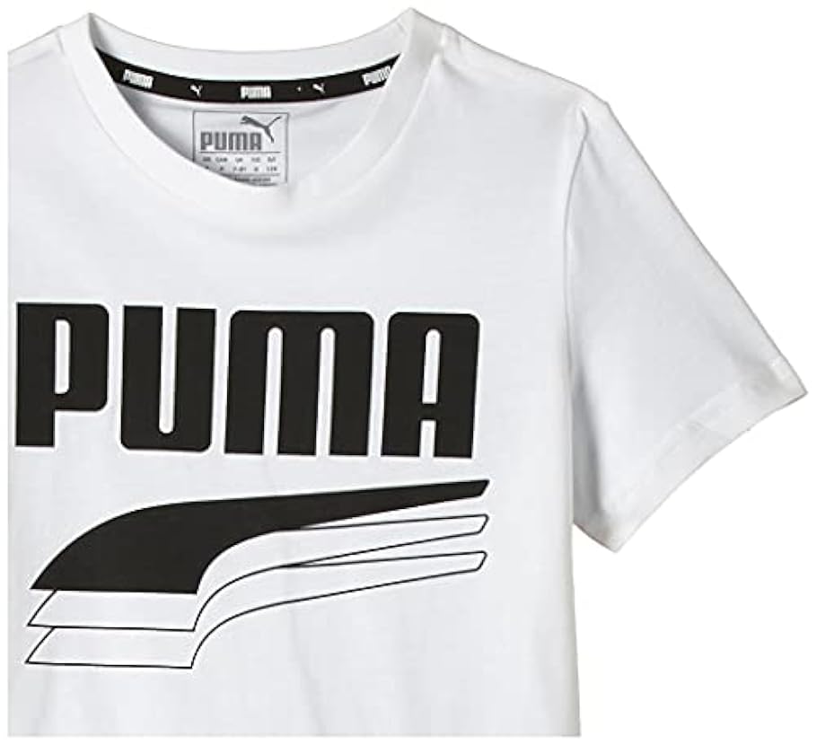 Puma Rebel Bold B, Maglietta Bambino, White, 128 551341136