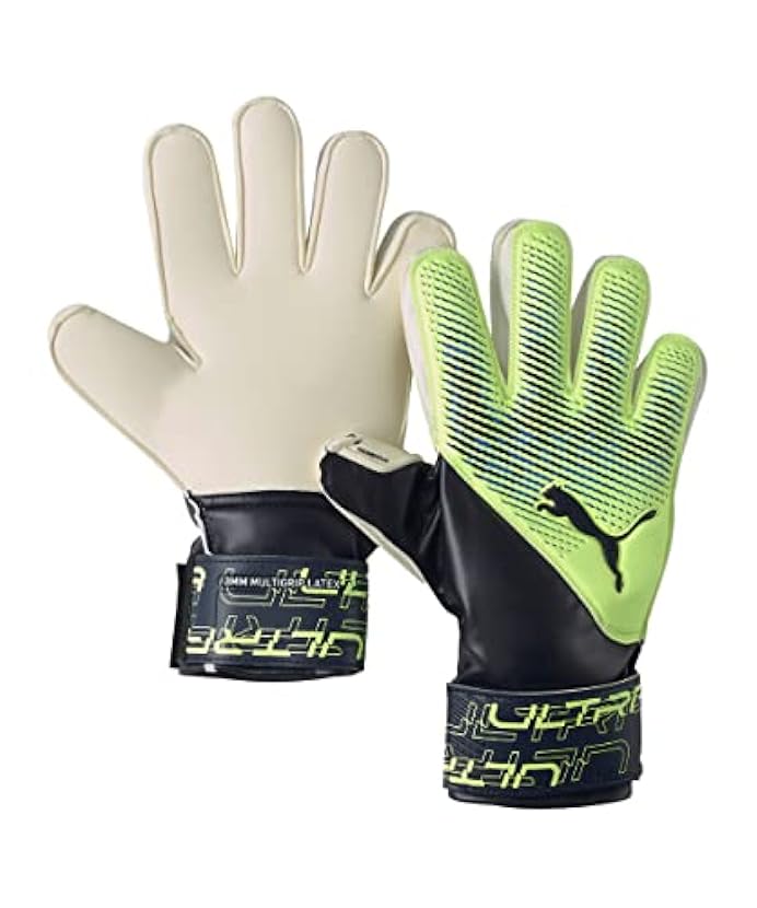 PUMA ULTRA PROTECT 3 JUNIOR Goalkeeper Gloves Size 4 BLACK/GREEN 488401928
