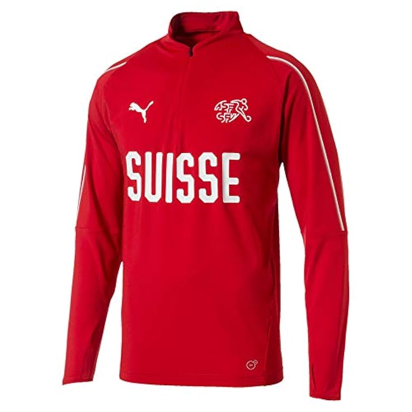 PUMA Suisse 1/4 Training Top with 2 Side Pockets with Z