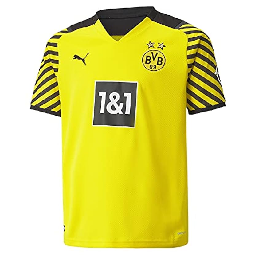 Puma Borussia Dortmund Stagione 2021/22 Attrezzatura da Gioco, Game-Kit Home, Uomo, Cyber Yellow Black, 152 294115357