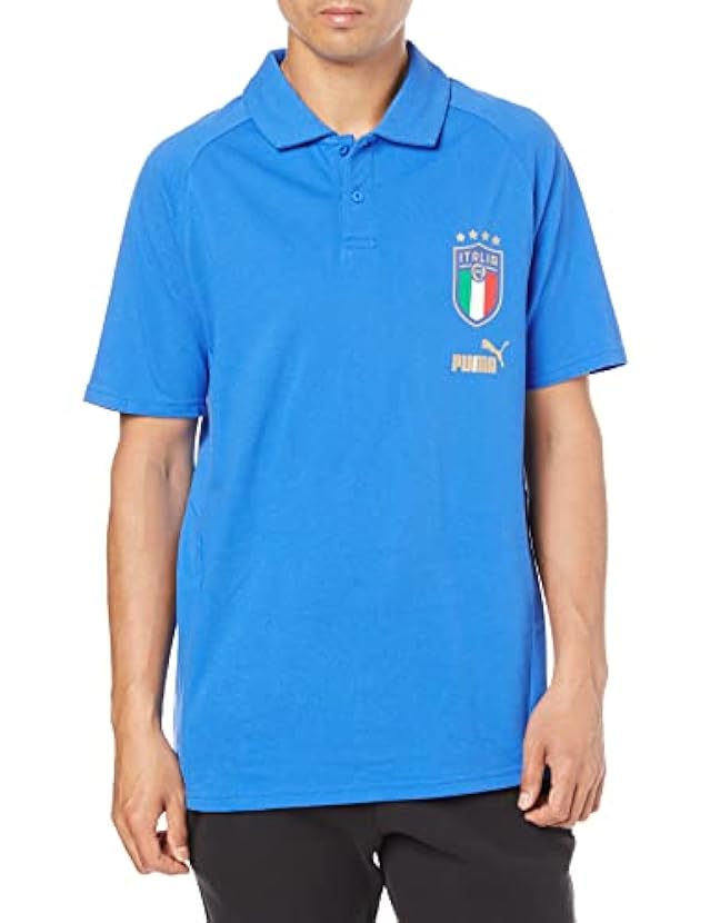 PUMA Uomo Polos Italia Football Casuals Player Polo da Uomo 321828585