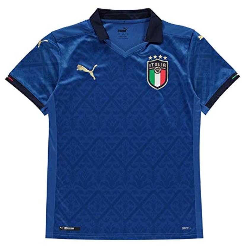 PUMA 2020-2021 Italy Home Football Soccer T-Shirt Magli
