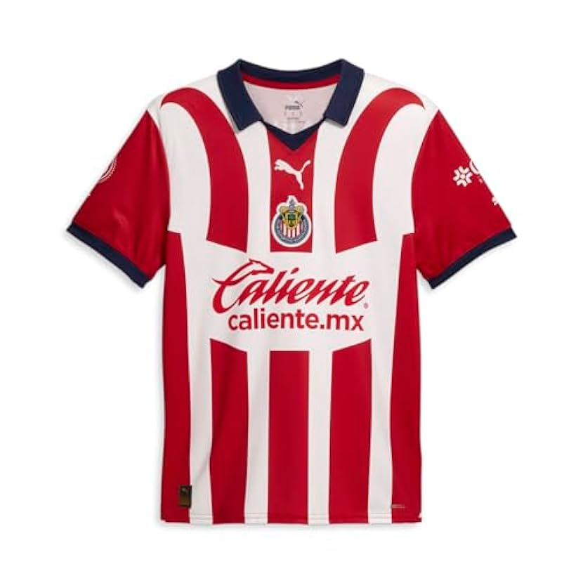 PUMA Chivas 23/24 Men´s Home Stadium Jersey (as1, Alpha, m, Regular, Regular) Red/White 675511299