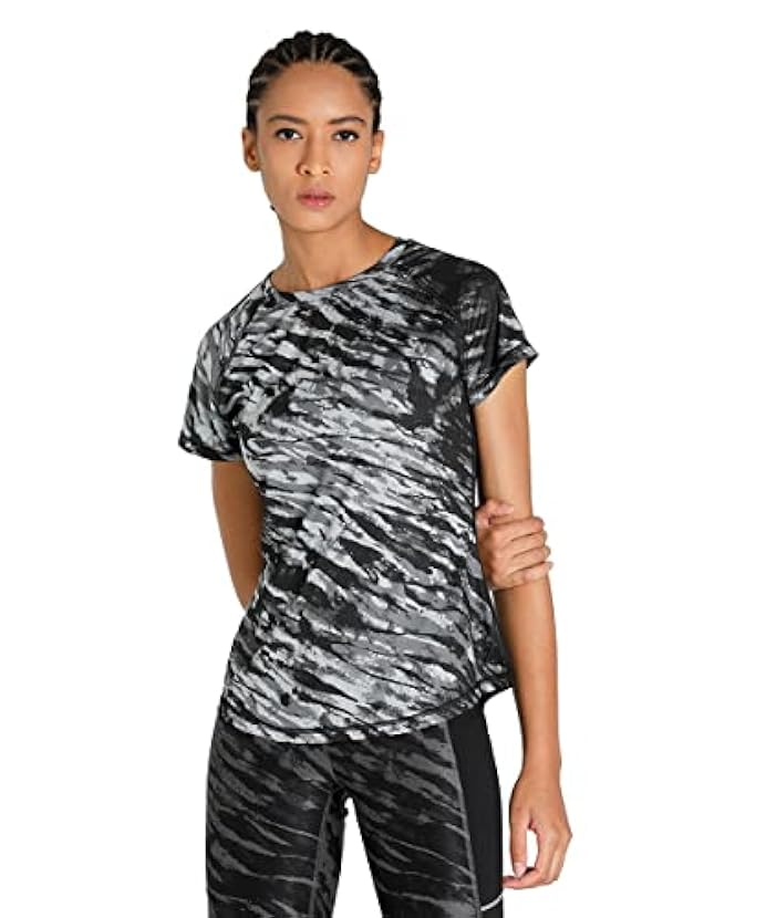 PUMA Donna Tops T-Shirt da Running a Maniche Corte con Stampa Grafica Run 5K da Donna 912146983