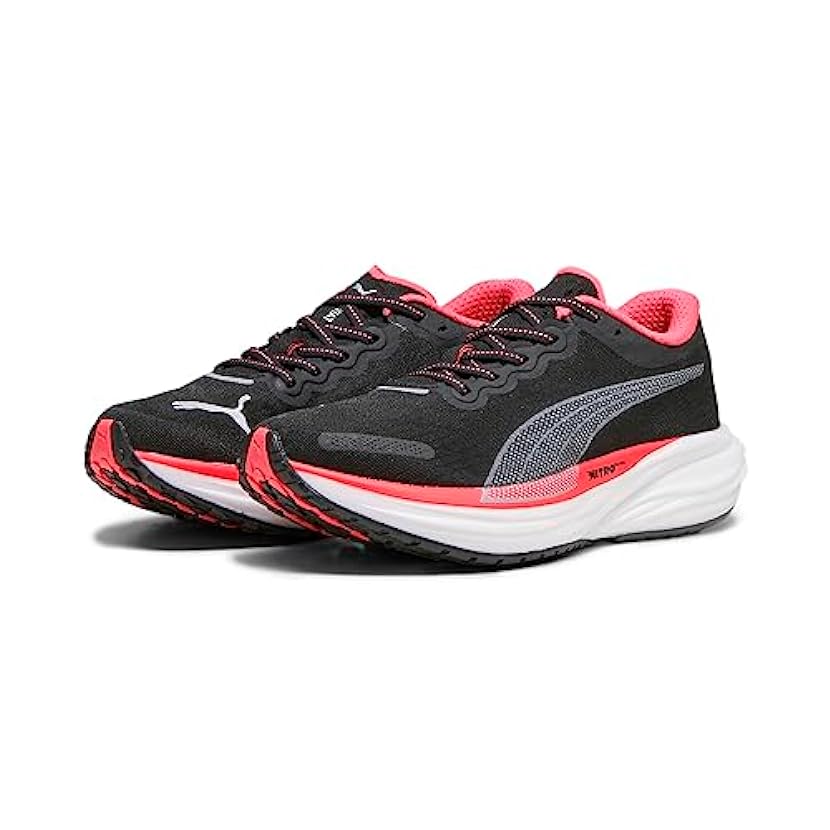 Puma Women Deviate Nitro 2 Neutral Running Shoe Running Shoes Black - Red 7,5 192497236