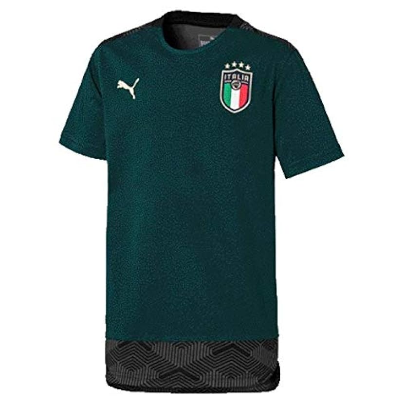 PUMA FIGC Casuals Tee Jr Ponderosa Pine-peaco T-Shirt Bambino 794542550