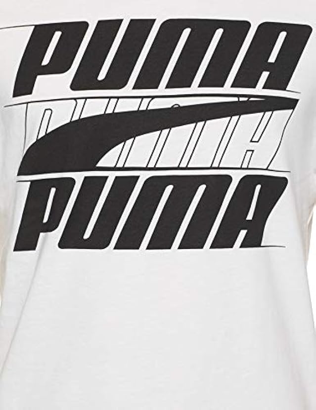 Puma Rebel Basic, Maglietta Uomo, Bianco White, XL 194638252