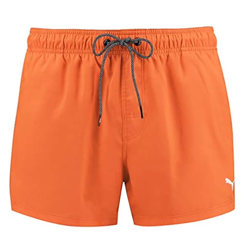 PUMA Pantaloncini da bagno da uomo con logo, Colore: arancione., XXL 778023966