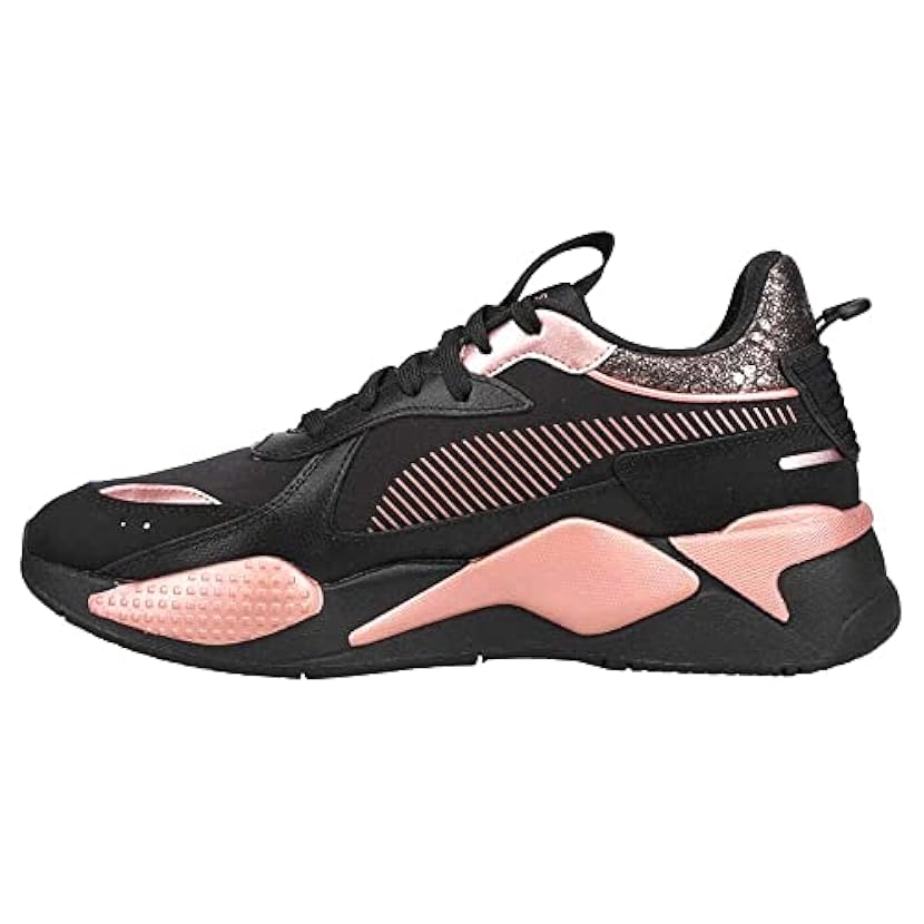 PUMA Da Donna Rs-X Nero Rose Lace Up Sneakers Scarpe Casual - Nero 569902102