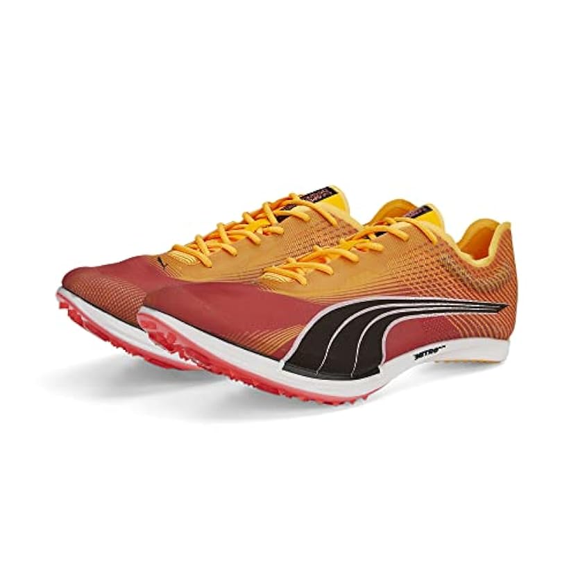 Puma Unisex Evospeed Distance Nitro Elite+ 2 Spike Shoes Running Shoes Yellow - Orange 12 676023832