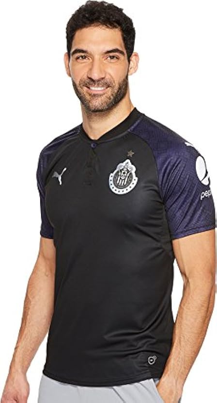 PUMA Manchester City MCFC Shirt Replica with Sponsor Logo T-Shirt Uomo 762293042