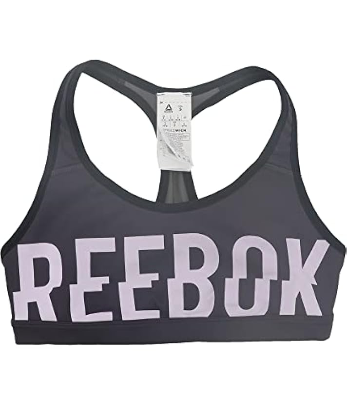 Reebok Womens Hero Bra, Grey, X-Small 952247329