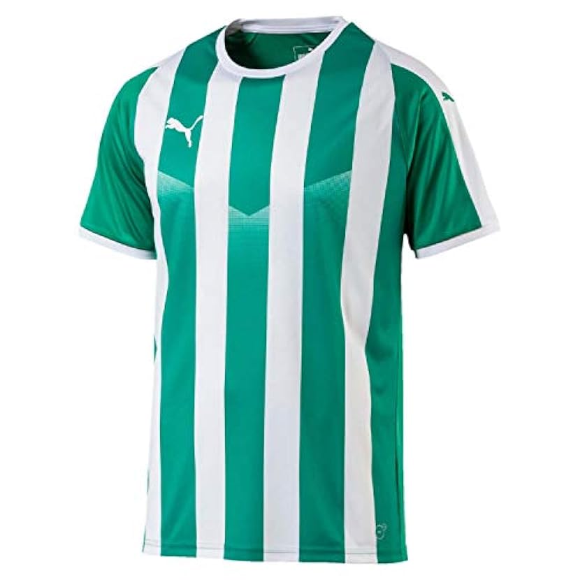 PUMA Liga Jersey Striped Jr Maglia Calcio Unisex - Bamb